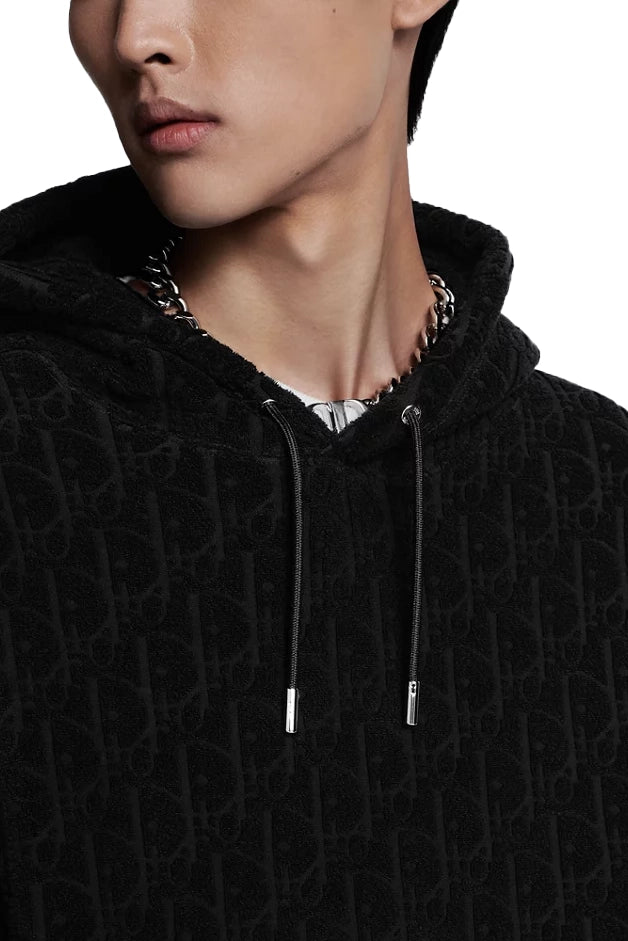 Dior Oblique Relaxed-Fit Hooded Sweatshirt