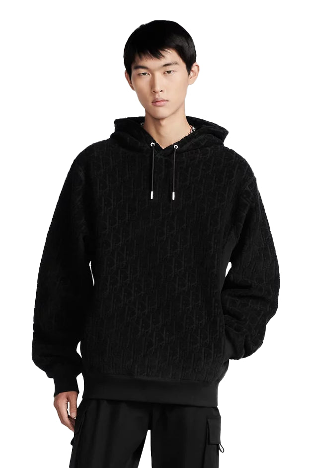 Dior Oblique Relaxed-Fit Hooded Sweatshirt