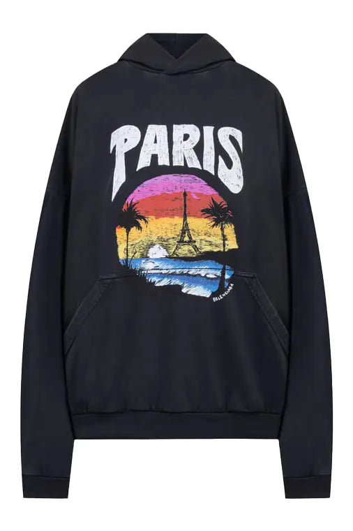 BALENCIAGA Paris Tropical cotton hoodie