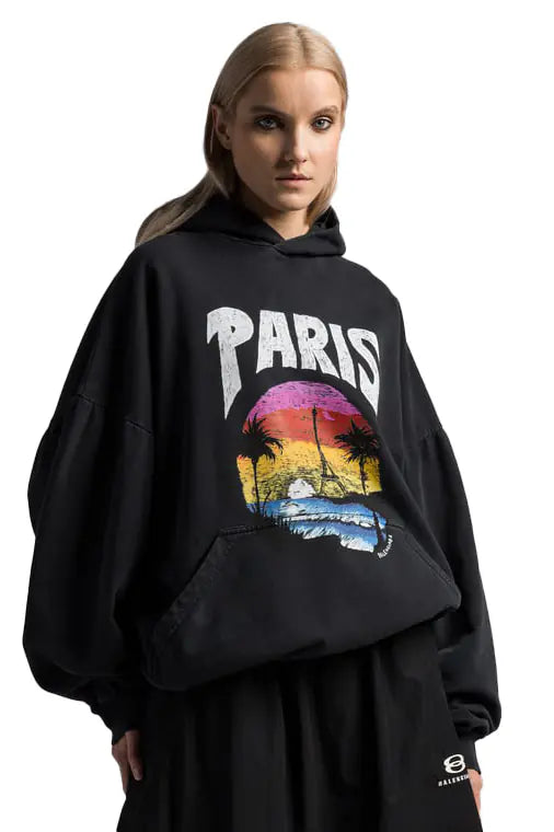 BALENCIAGA Paris Tropical cotton hoodie