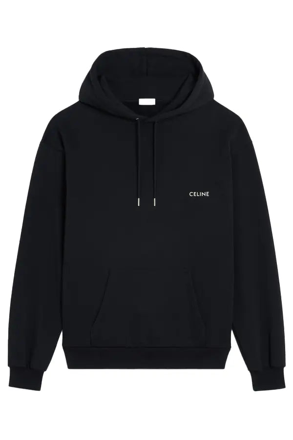 Celine loose hoodie in cotton fleece