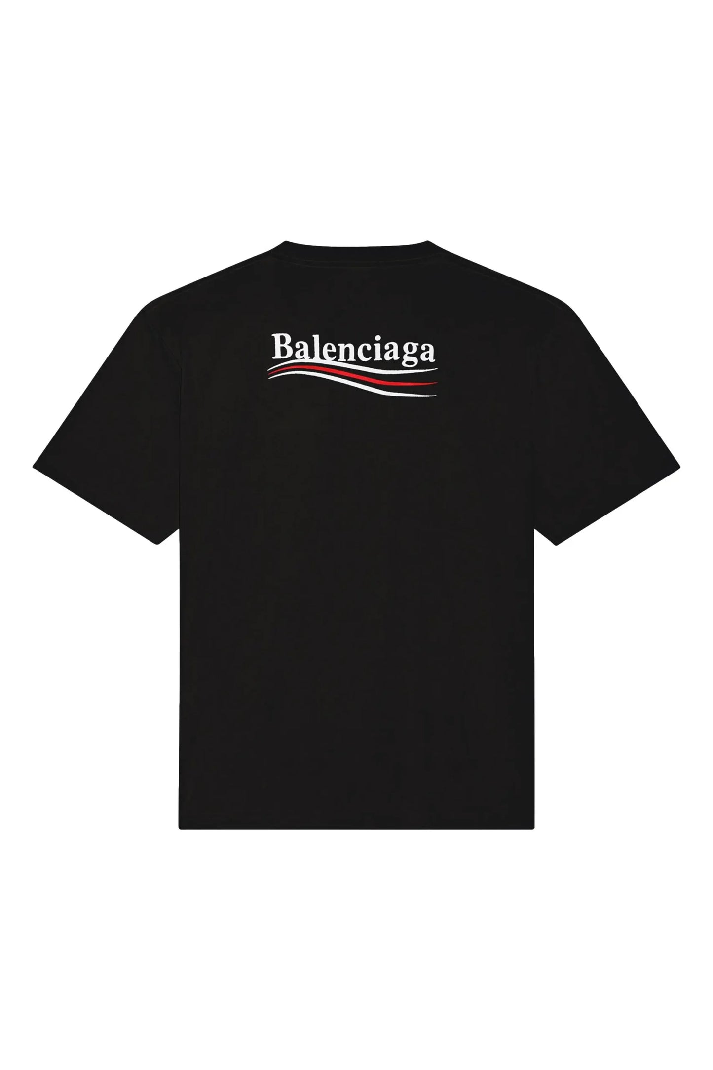 POLITICAL CAMPAIGN T-SHIRT IN BLACK (unisex)