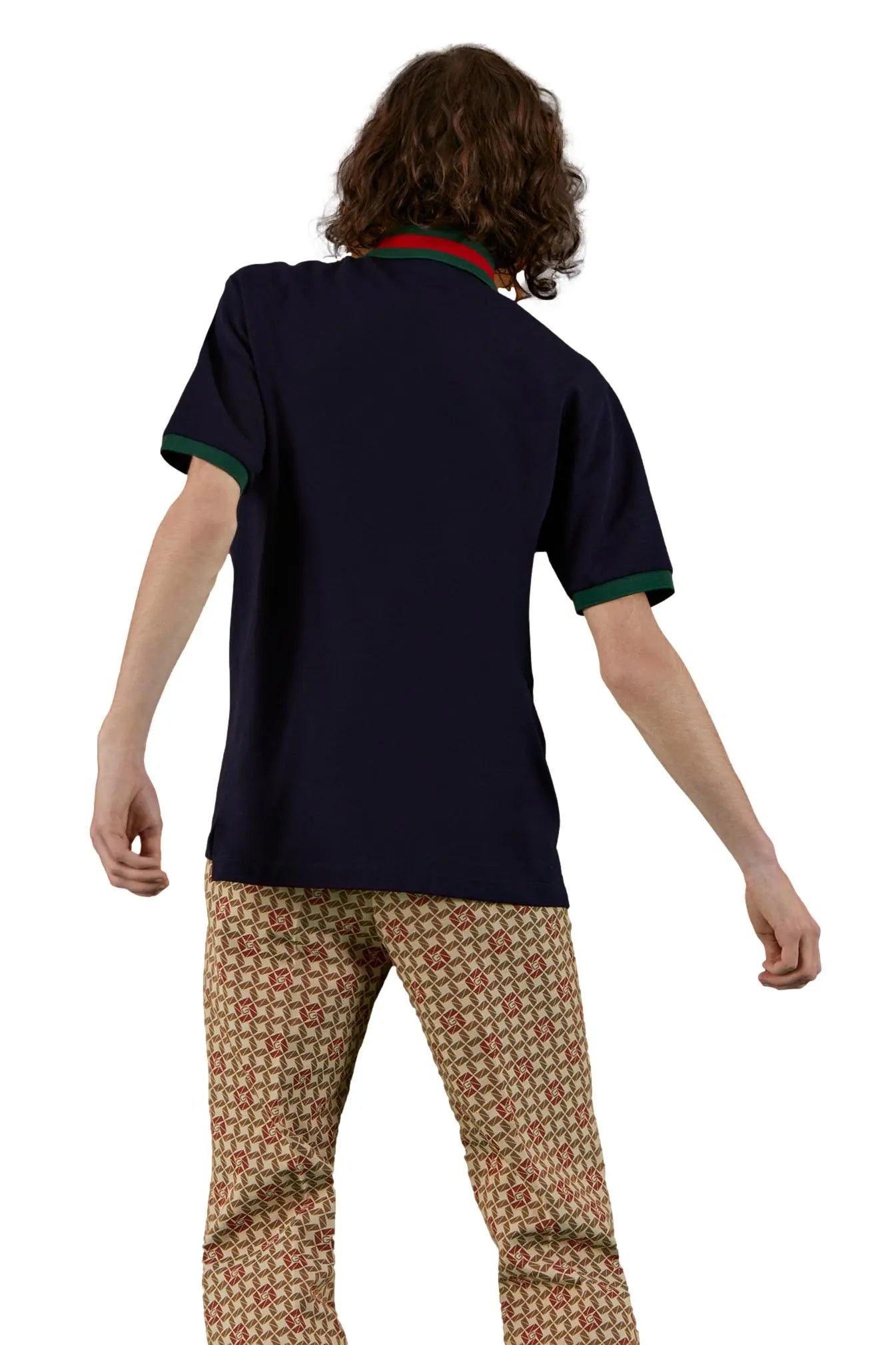 GUCCI STRETCH COTTON PIQUET POLO