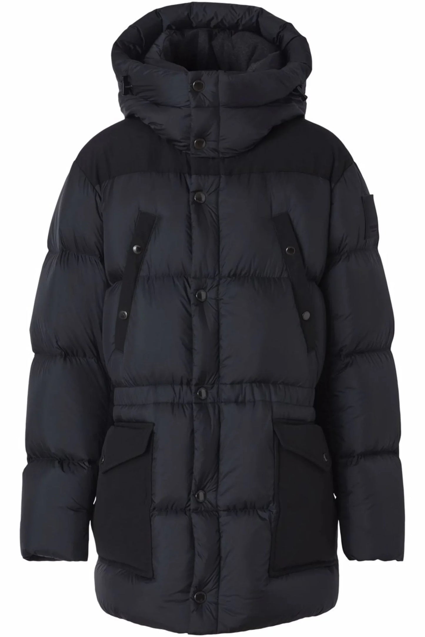 Burberry logo appliqué nylon puffer coat