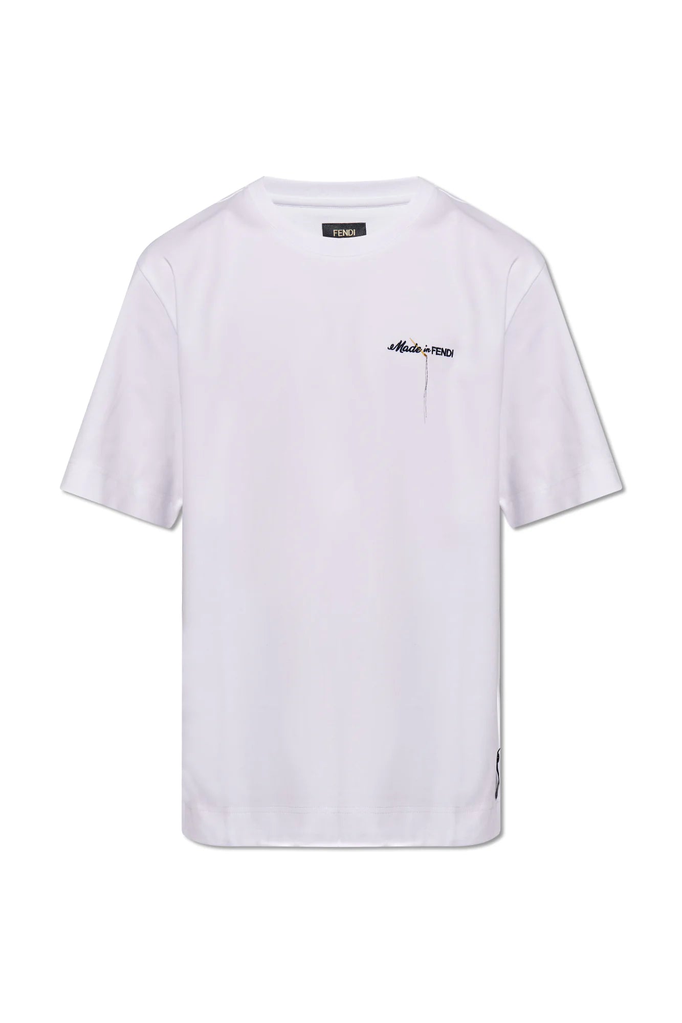 Fendi white T-shirt with logo