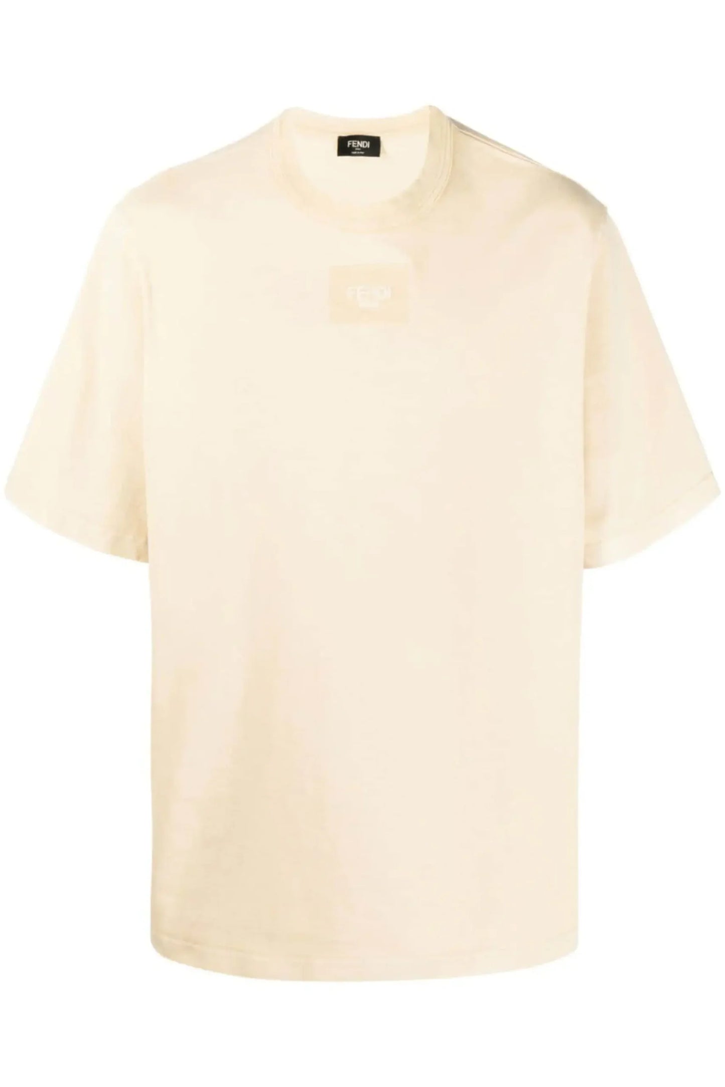 Fendi logo-embroidered cotton T-shirt