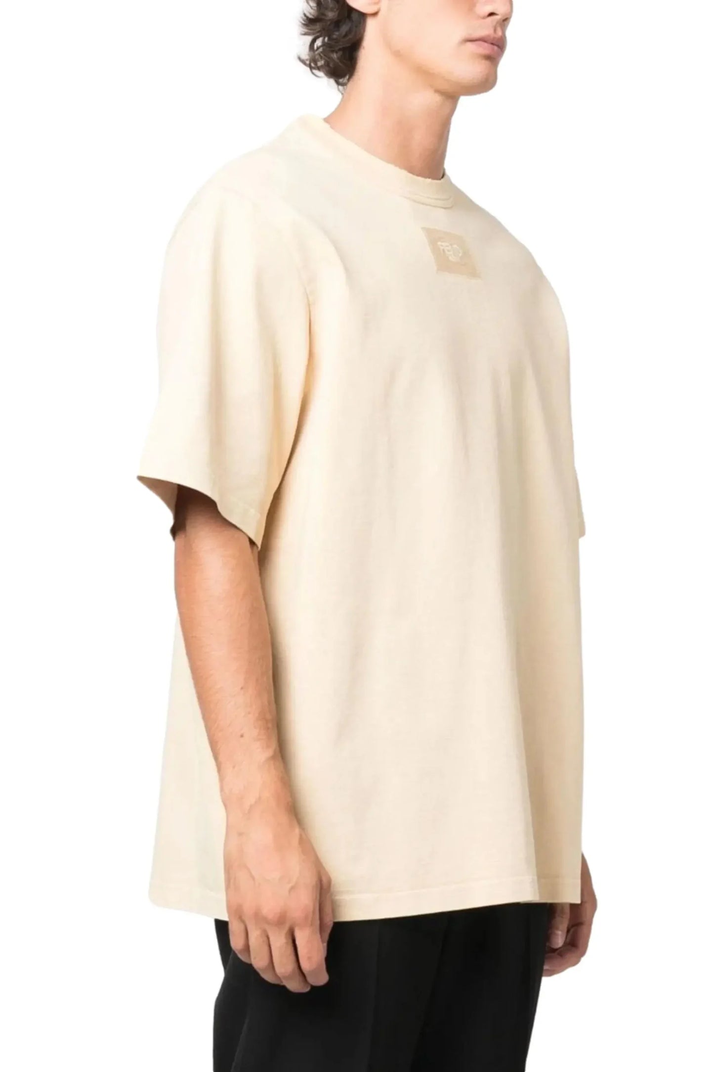 Fendi logo-embroidered cotton T-shirt