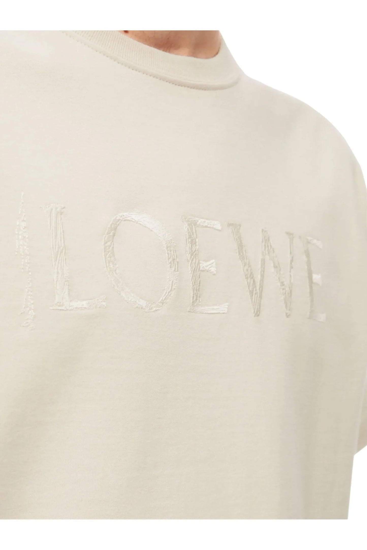 LOEWE Relaxed Fit T-Shirt Creta Beige