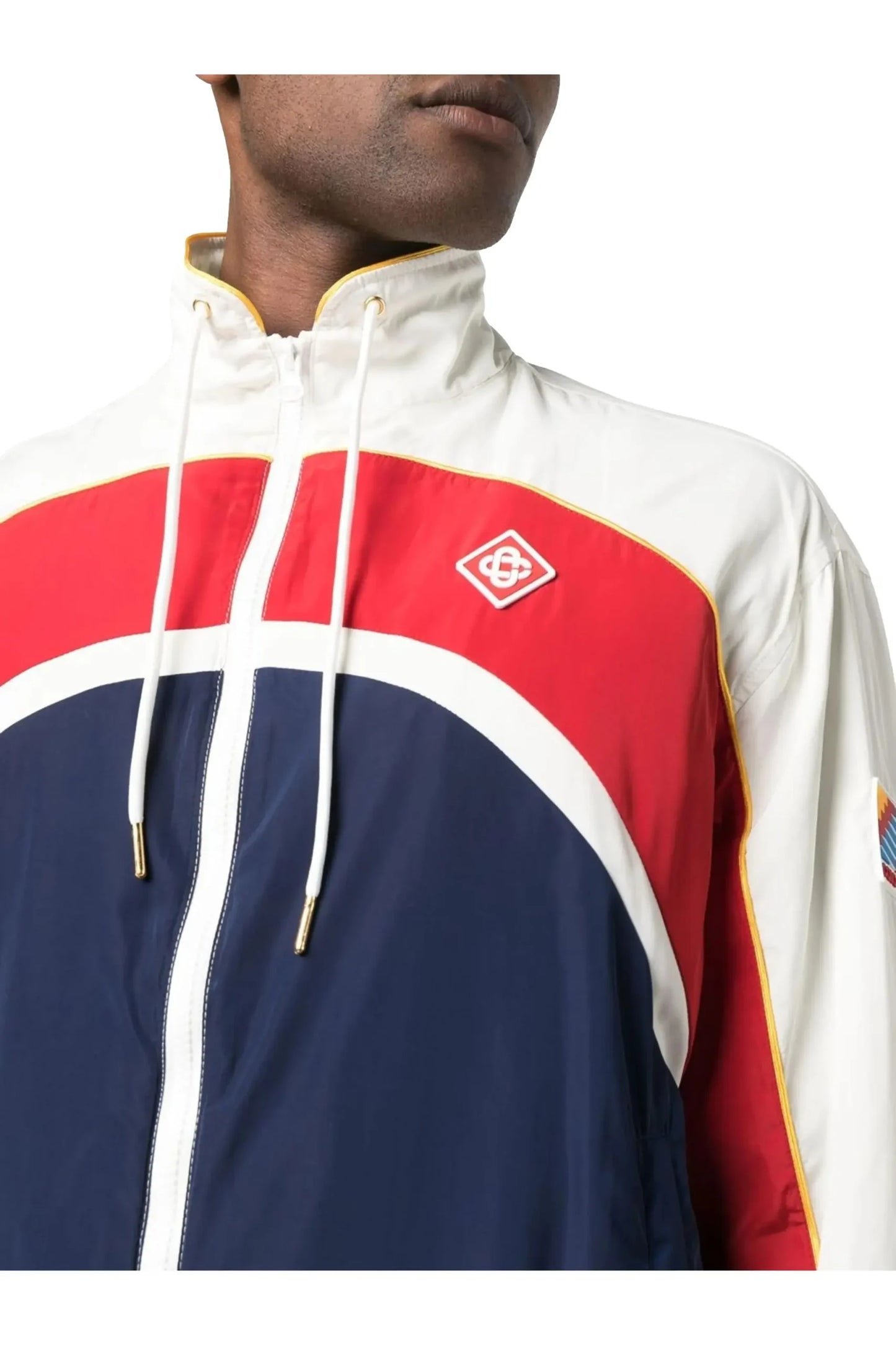 CasablancaArch panelled track jacket