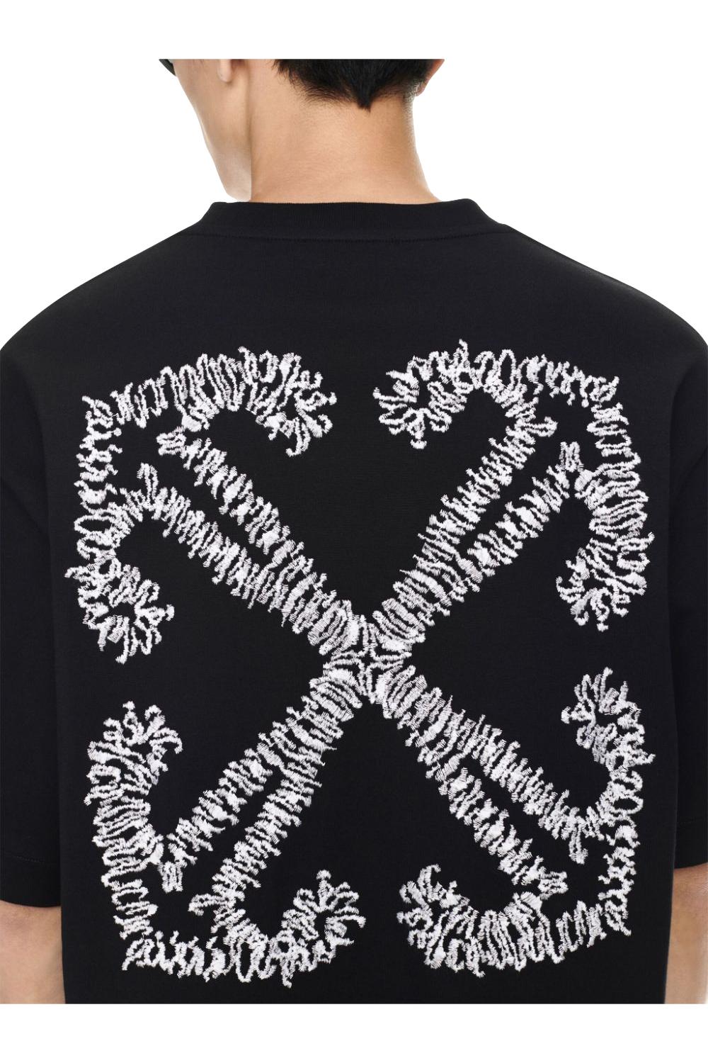 Off-White Tattoo Arrow-embroidery T-shirt