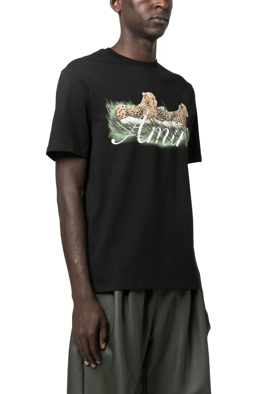 AMIRI Cheetah Logo-print cotton T-shirt