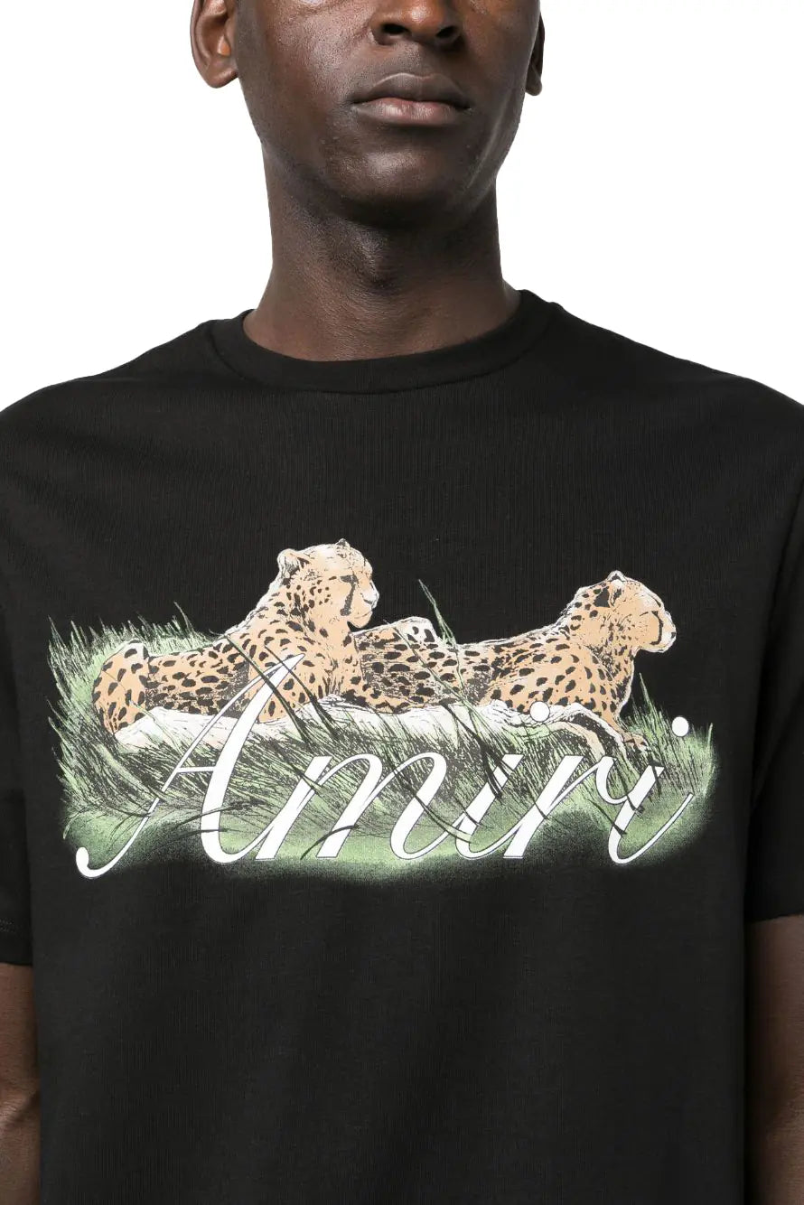 AMIRI Cheetah Logo-print cotton T-shirt