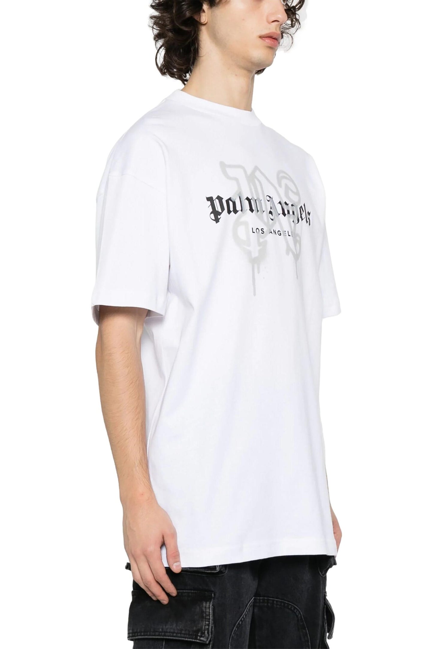 Palm Angels Los Angeles monogram-print T-shirt