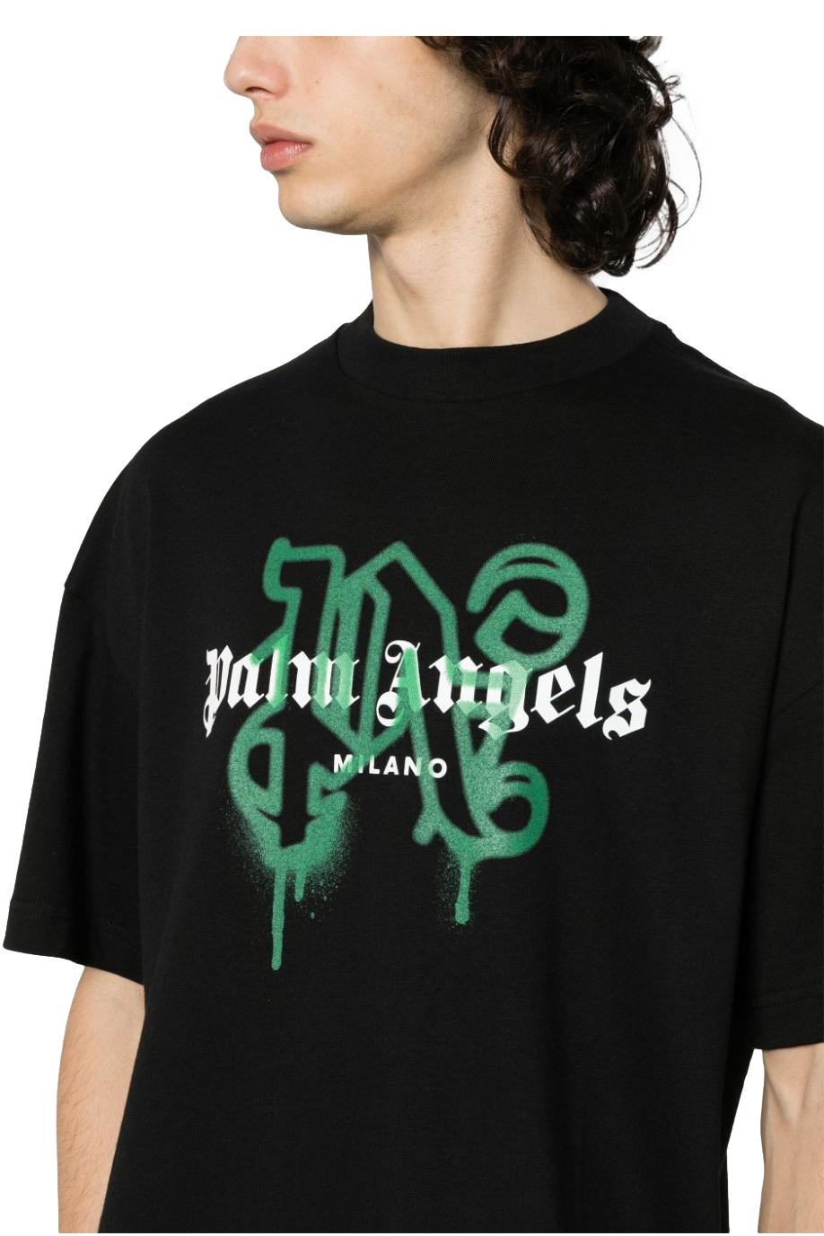 Palm Angels Milano monogram-print T-shirt