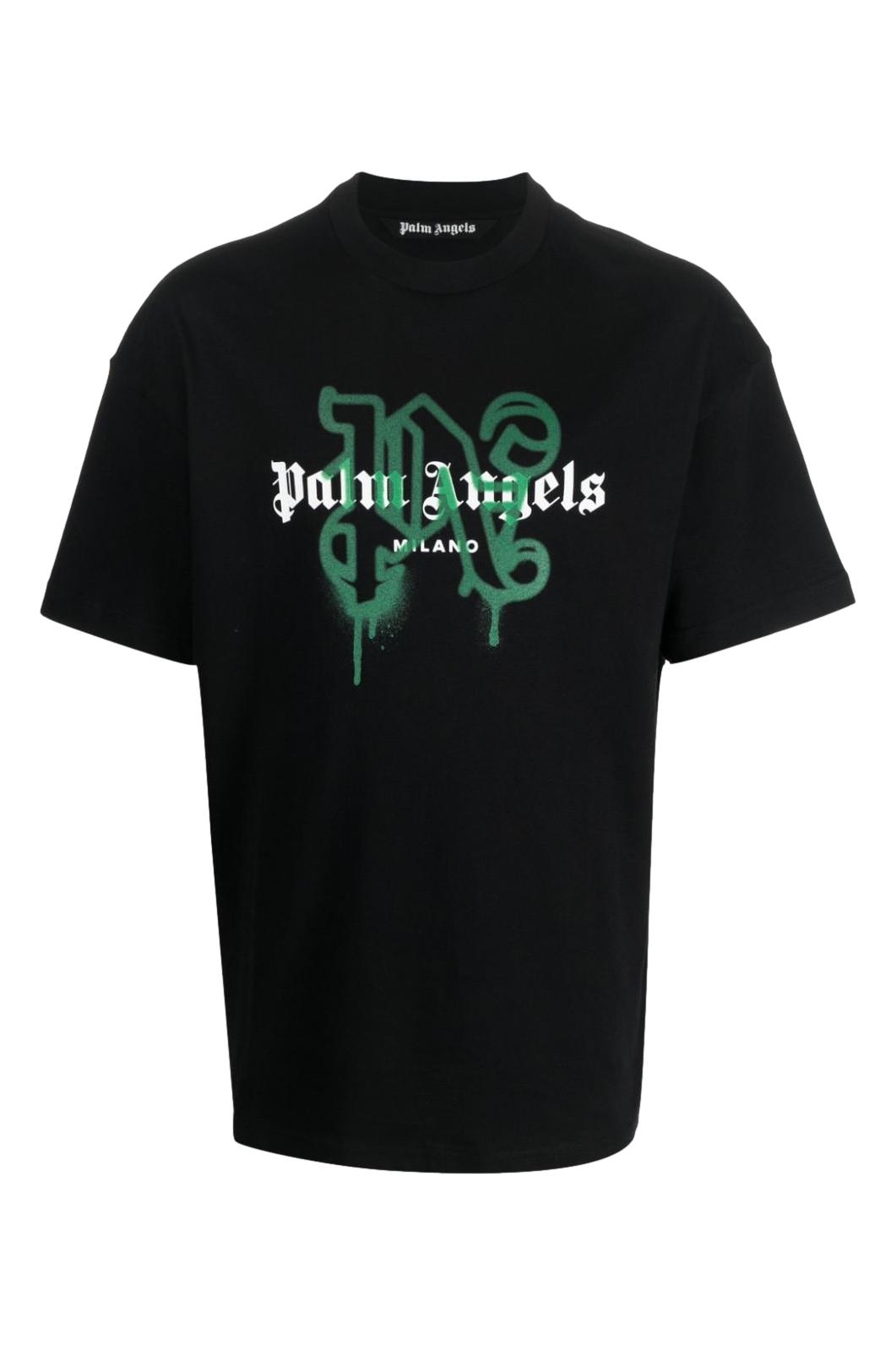 Palm Angels Milano monogram-print T-shirt