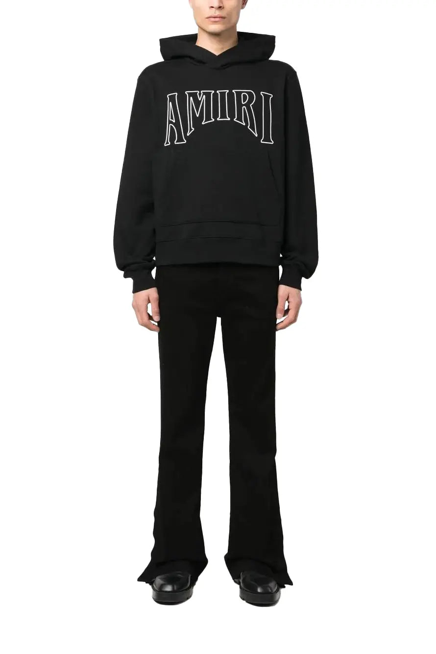 AMIRI logo-print long sleeves hoodie