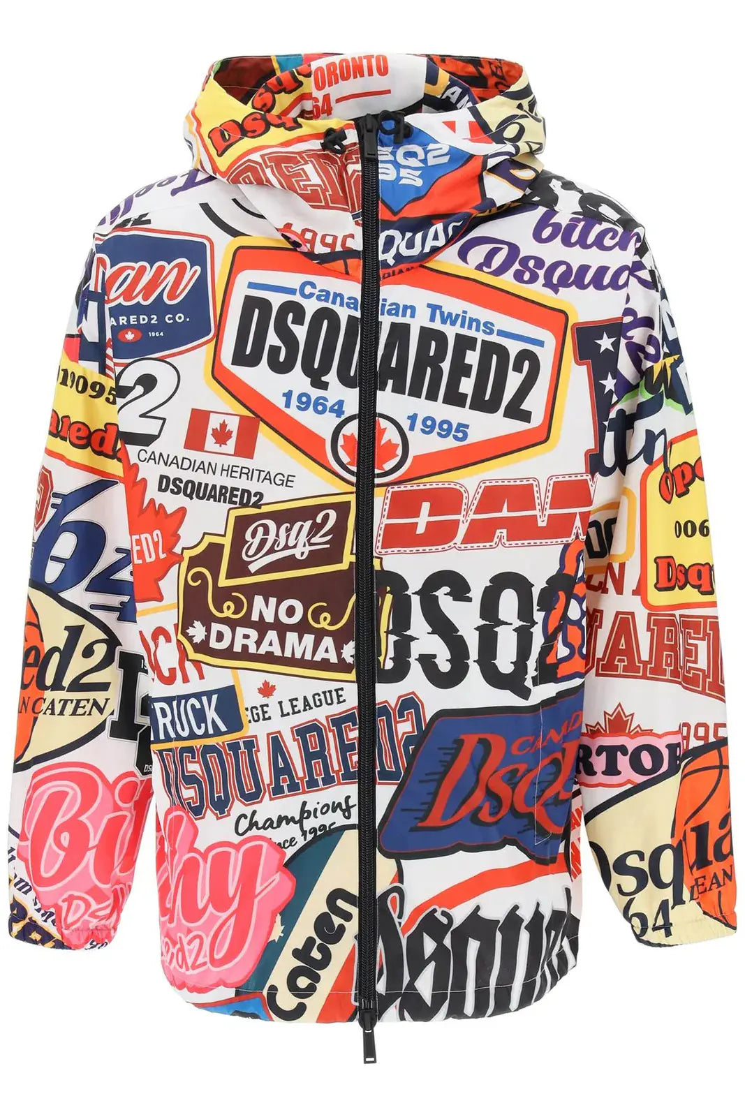 DSQUARED2
graphic-print hooded jacket