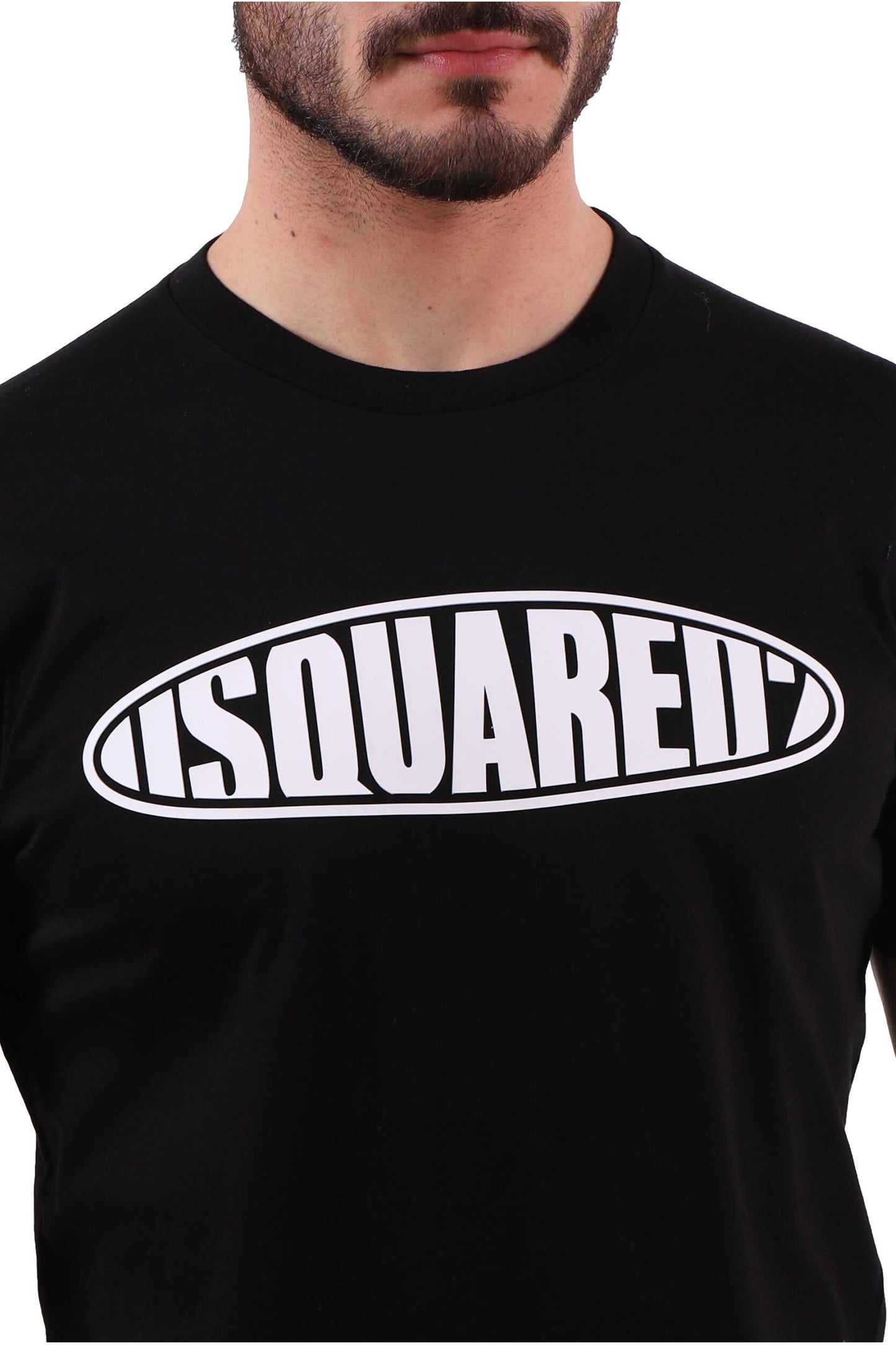 Dsquared2 Surf Board Logo T-Shirt Black