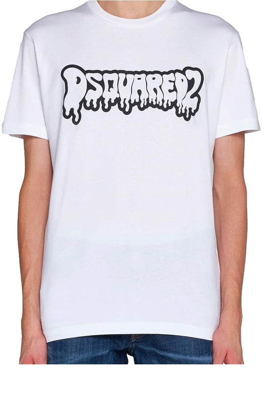 Drip Dynamic Logo Tee White