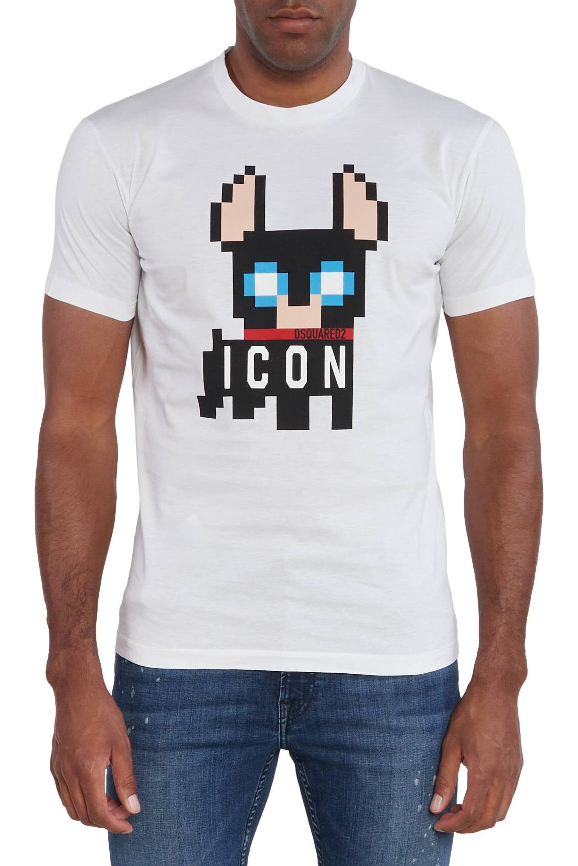 Ciro's Pixelated Charm Icon Tee - White