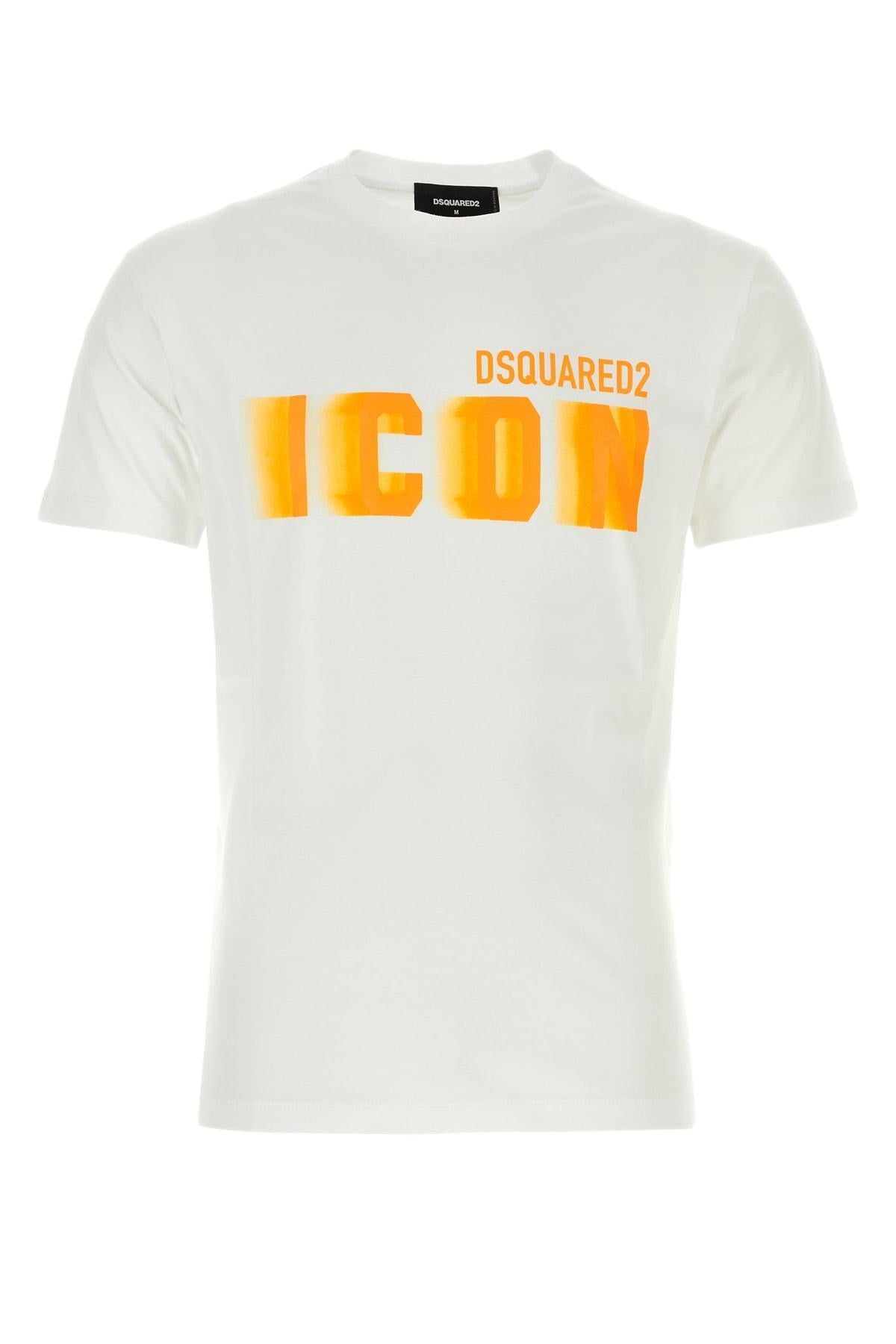 Gradient Icon Tee White