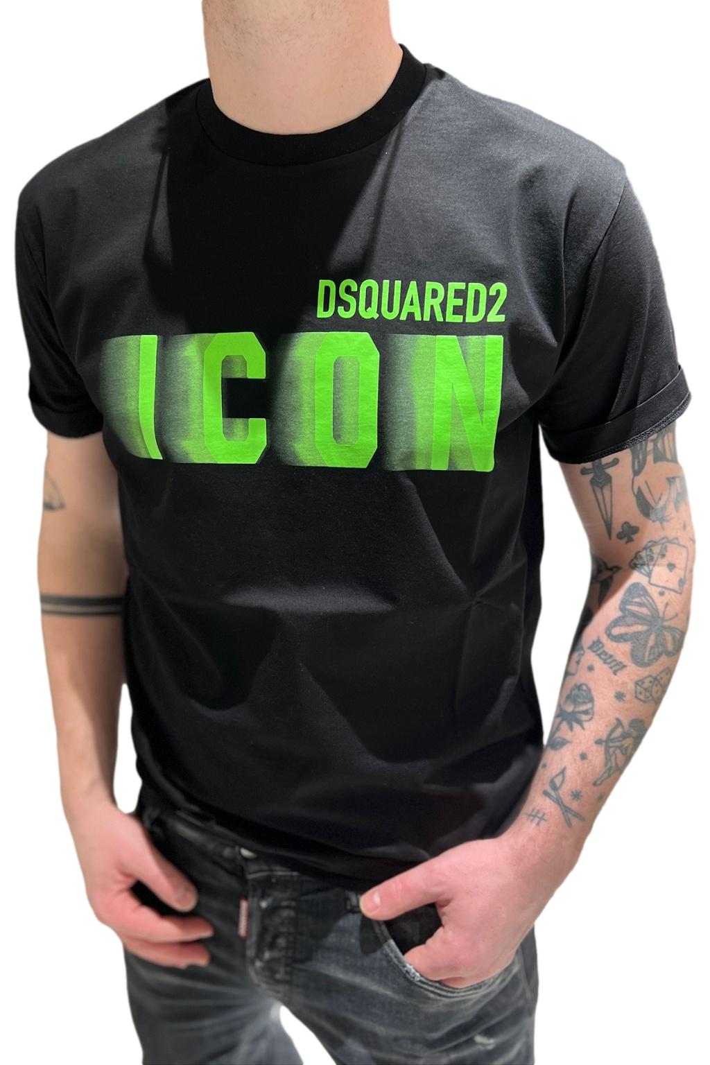 Gradient Icon Tee Black-Green