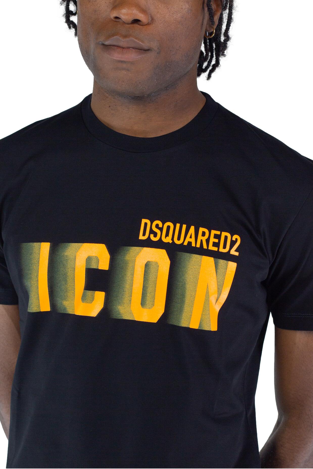 Gradient Icon Tee Black-Yellow