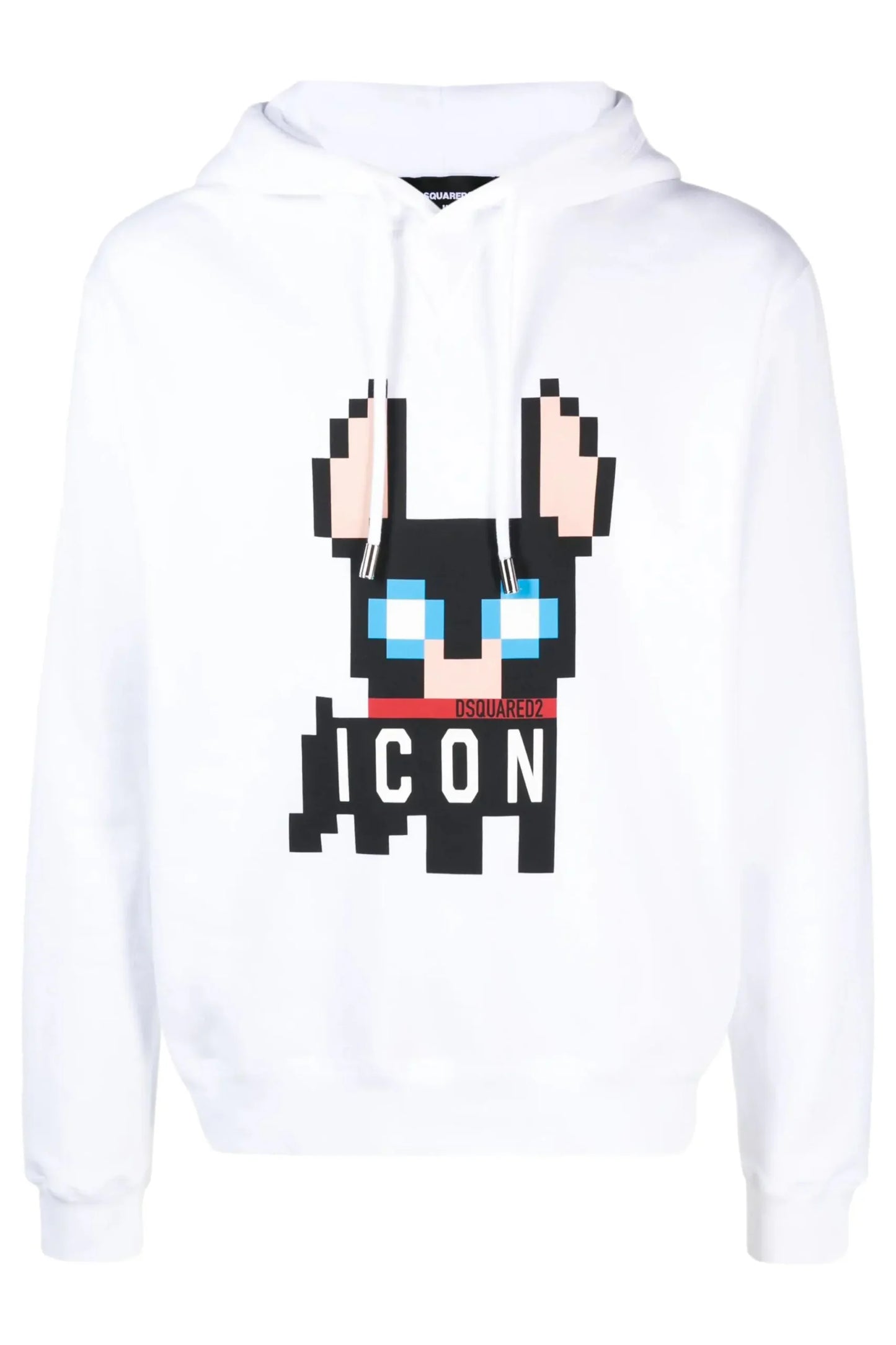 Ciro’s Pixelated Charm Icon Hoodie White