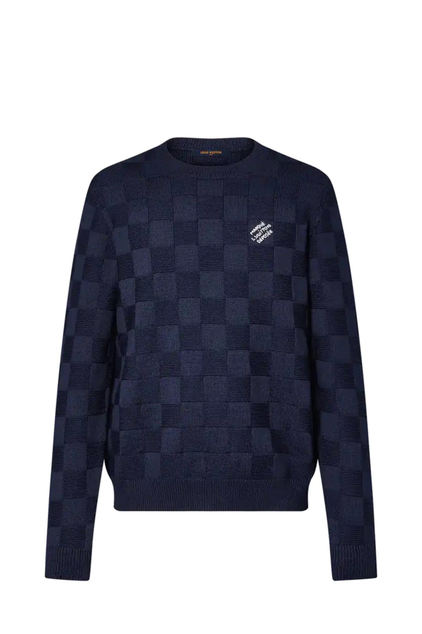 LOUIS VUITTON Damier Pullover With Pearl Signature