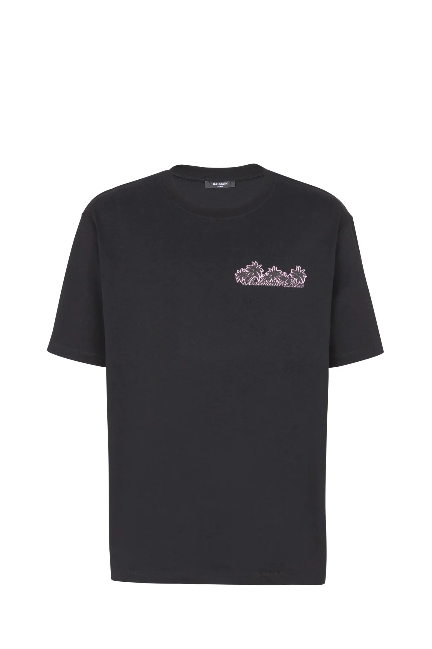 Club Balmain Signature printed T-shirt BLACK