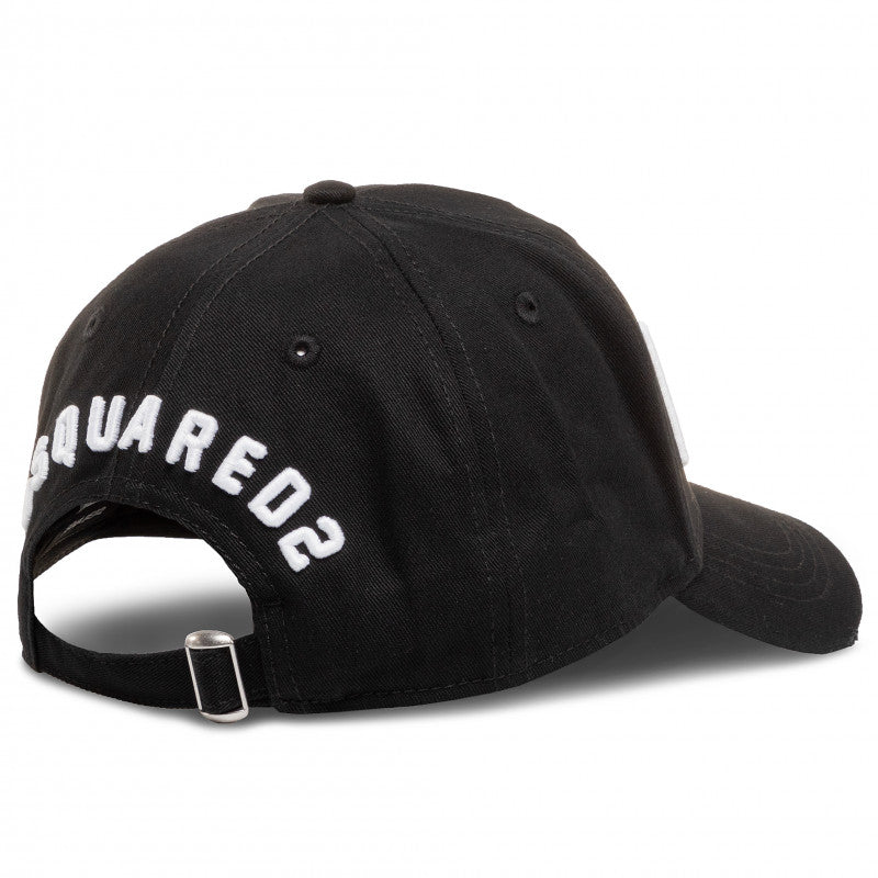 Black icon cap dsquared on sale