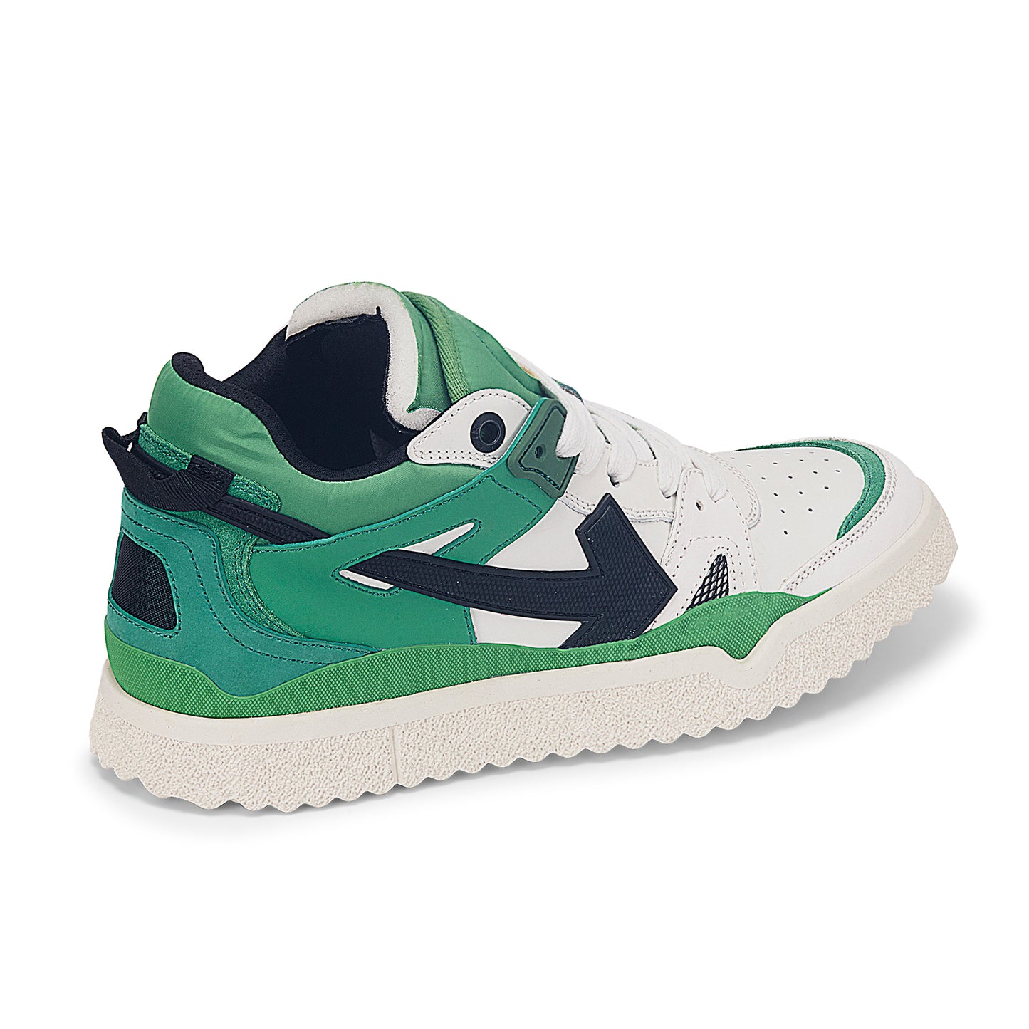 Off-White OMIA234S22LEA001 NEW MID TOP SPONGE Sneakers - Green