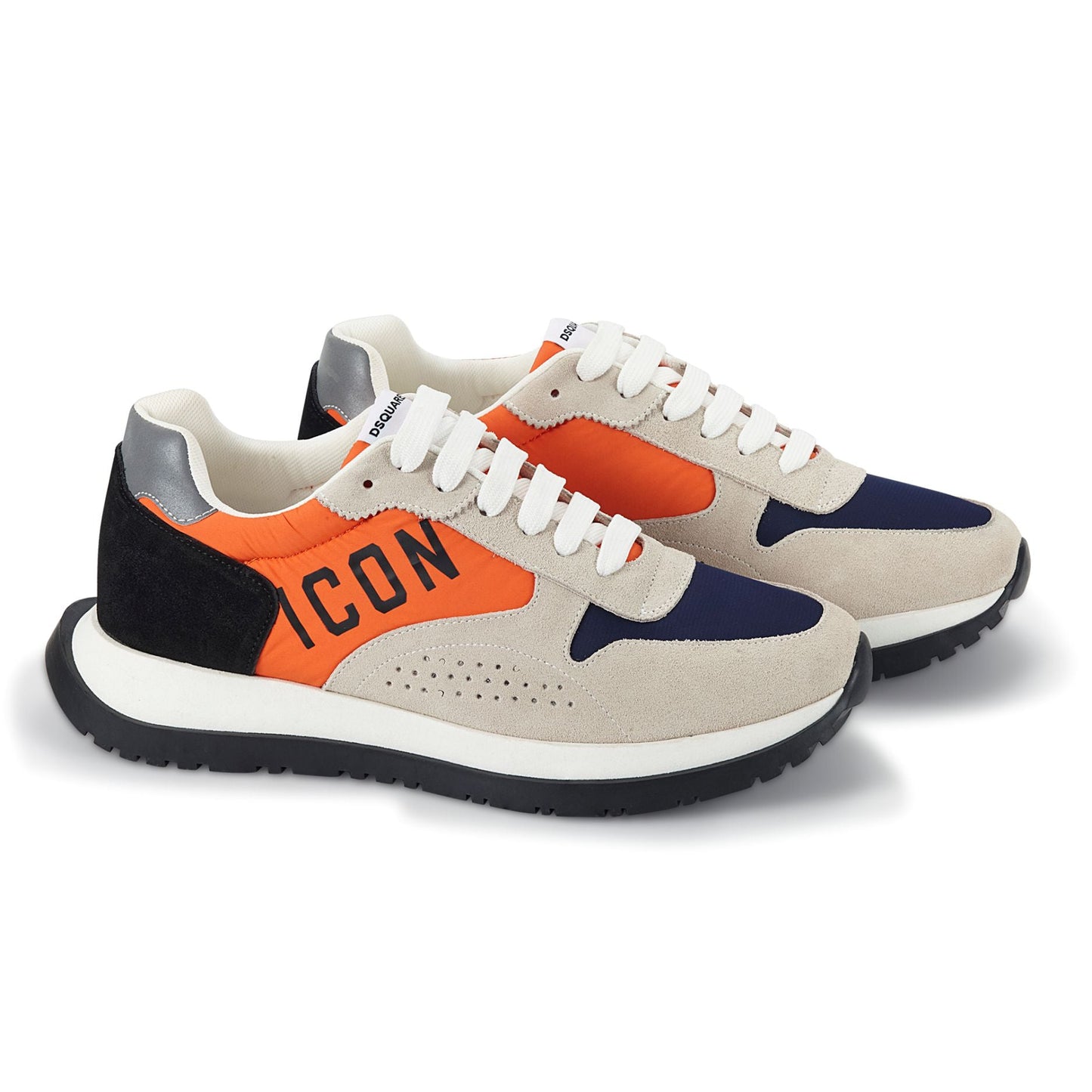 ORANGE ICON Low-Top Sneakers