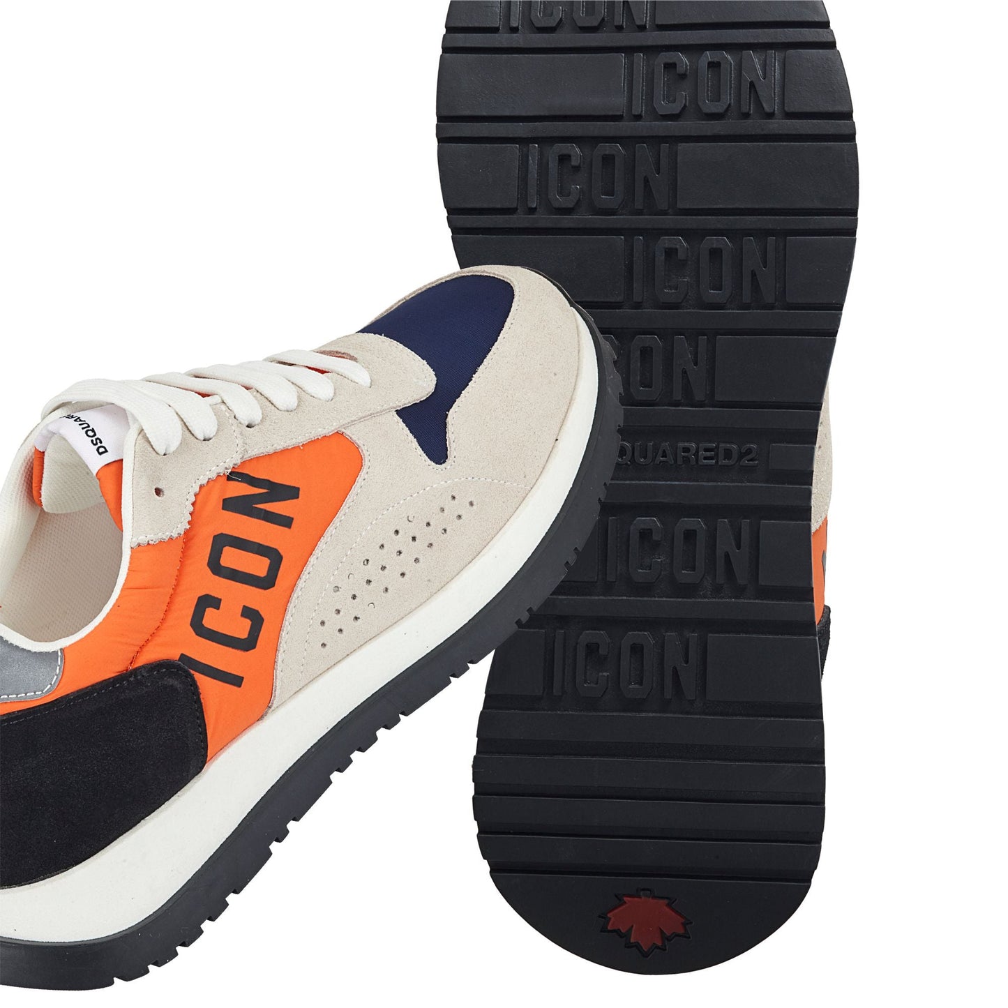 ORANGE ICON Low-Top Sneakers