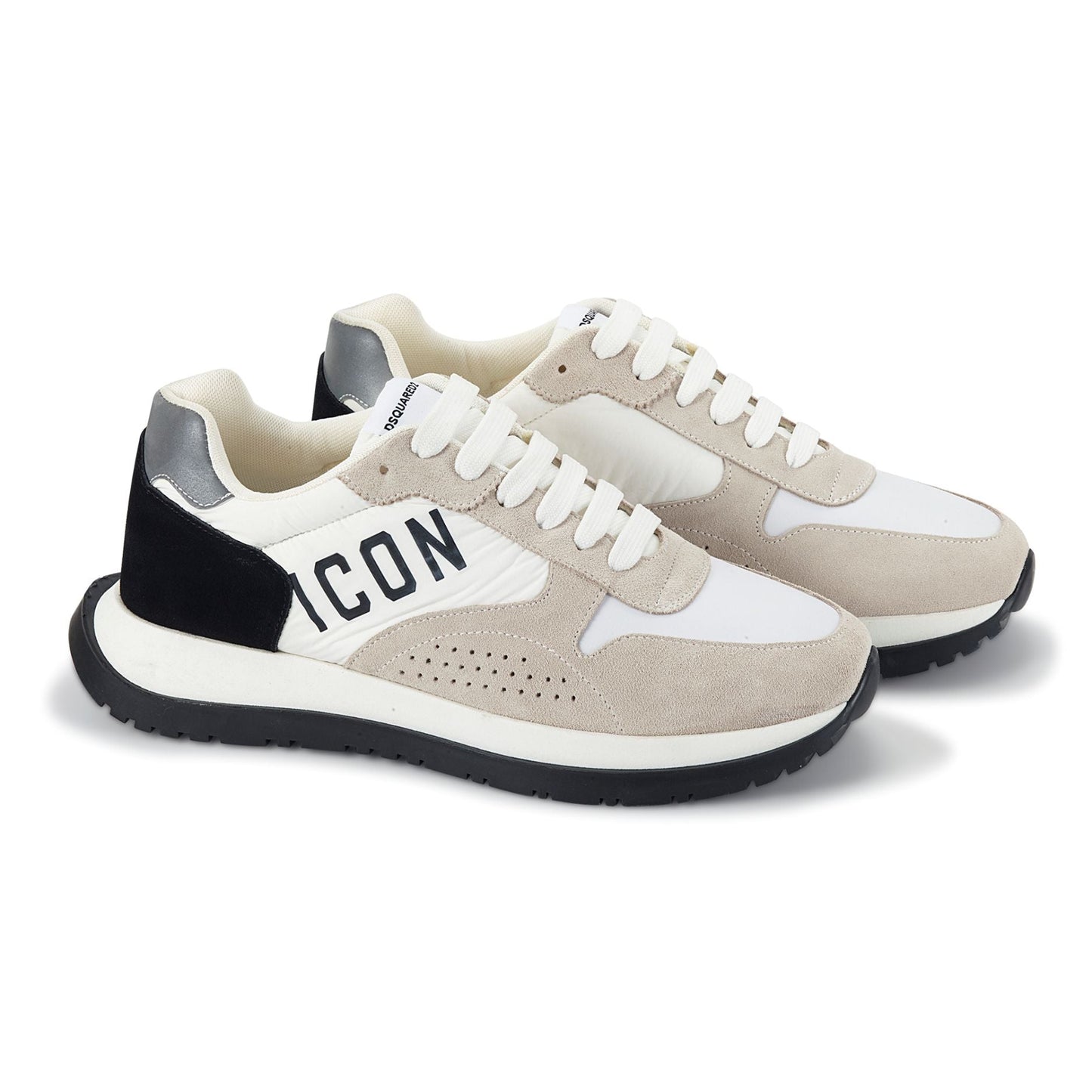 WHITE ICON Low-Top Sneakers