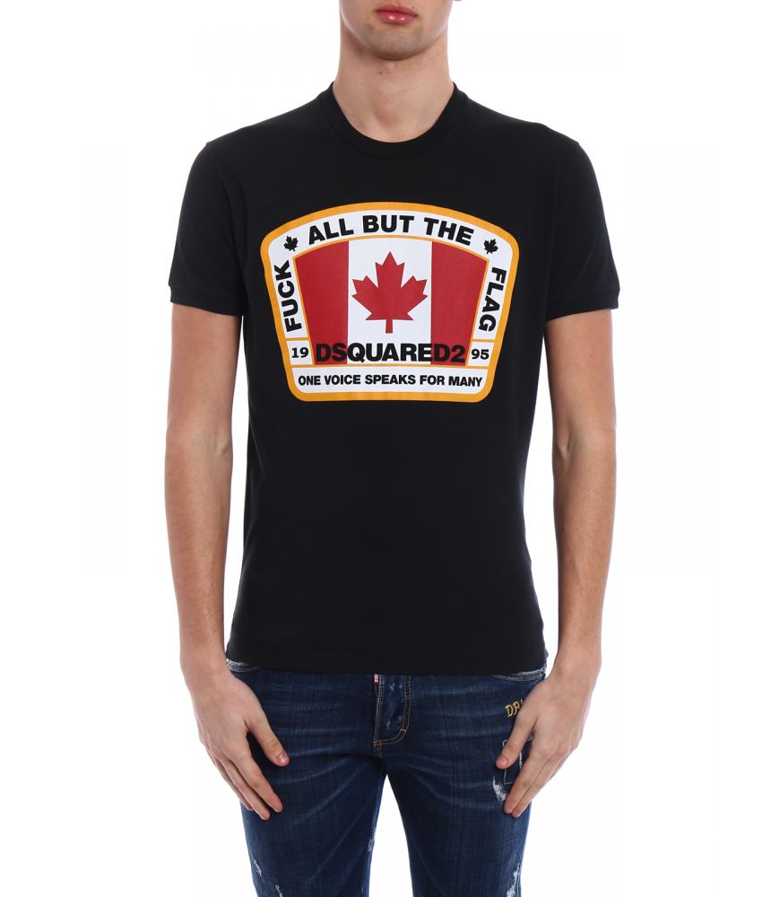 CANADA FLAG T-Shirt Black